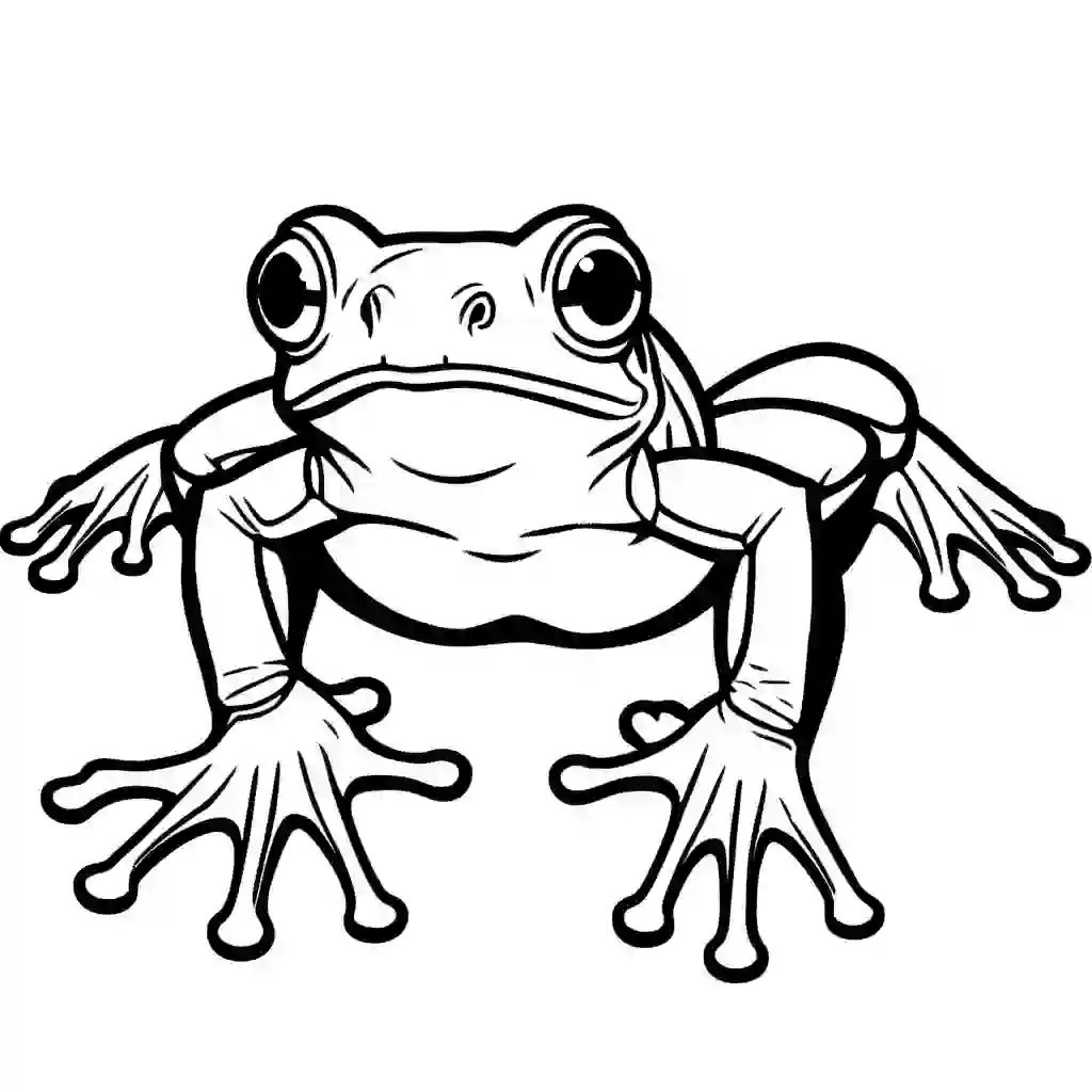 Red-Eyed Tree Frog coloring pages